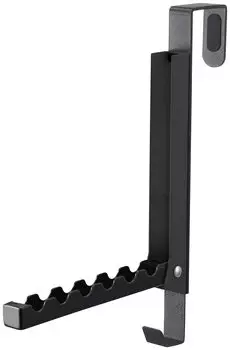 Дверная вешалка Yamazaki 5515 может храниться, когда не используется, черная, прибл.