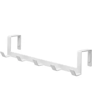 Дверная вешалка Yamazaki Jitsugyo широкая белая Ш30 x Г7 x В6 см Smart 7649 прибл. белый