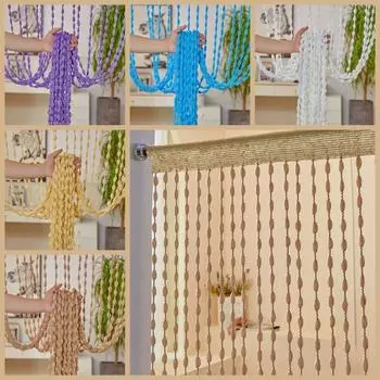 Дверная занавеска из бисера, дверная занавеска с кисточкой, оконная занавеска с кисточками, занавеска из бисера, домашний декор шампанского