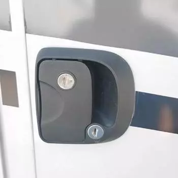 Дверная защелка для кемпера, ручка для замка с двойным открыванием, набор ключей, автоматический переключатель для задней двери, аксессуары для прицепа для автофургона, универсальные чёрный