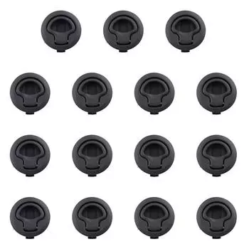 Дверная защелка для лодки, заподлицо для лодки, тянущая защелка, пластиковые аксессуары для лодок, морская круглая форма