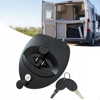 Дверная защелка кемпера, входной замок для автофургона с 2 ключами, замена засовов для грузового корабля Type A