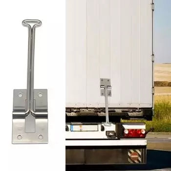 Дверная защелка прицепа, 6-дюймовый Т-образный дизайн из нержавеющей стали, простая установка, нержавеющий, прочный, устойчивый к коррозии дверной замок прицепа