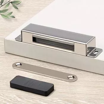 Дверная защелка шкафа, утолщенная противоугонная защелка из нержавеющей стали, магнитная, хорошая гладкость, дверная защелка для дома Medium