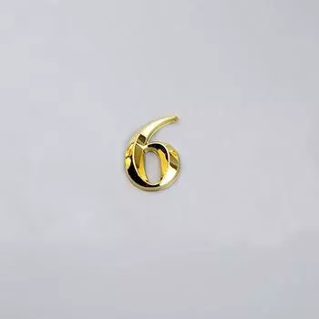 Дверной адрес, домашний стикер с цифрами, дом, отель, вечеринка, номерной знак, современный номер, ювелирный аксессуар 50*30*8mm/6 золотой