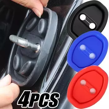 Дверной амортизатор, амортизатор замка двери автомобиля, амортизационная накладка, защита от ржавчины, модифицированные аксессуары 1pcs белый