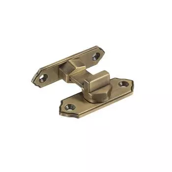 Дверной болт 90 градусов, противоугонная дверная пряжка, простая раздвижная дверная защелка Silver