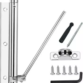 Дверной доводчик для уличного бара, внутренний дверной доводчик из нержавеющей стали, регулируемое дверное кресло, легкая автоматическая пружина
