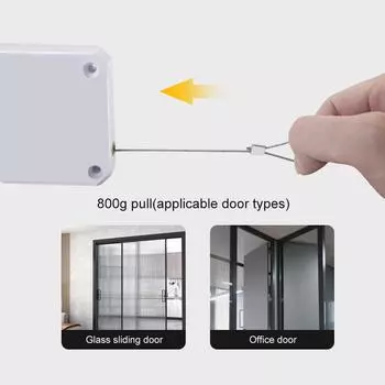Дверной доводчик с автоматическим закрытием, скользящая защелка 500/800/1000 г, без выдавливания, для раздвижной сетки, закрывается для холодильника