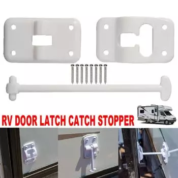 Дверной фиксатор для кемпера, караван, автодом, лодка, автодом, стопор, зажим, держатель, защелка, автодом, лодка, запасные части белый