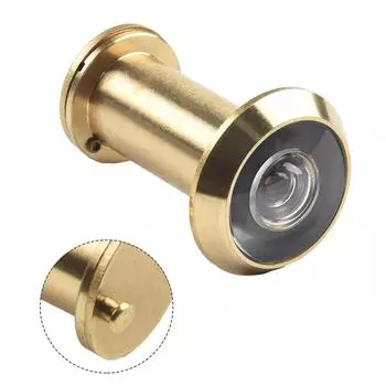 Дверной глазок 220 градусов, широкоугольный глазок, стеклянная линза 50-70 мм, противоугонная фурнитура для дверей