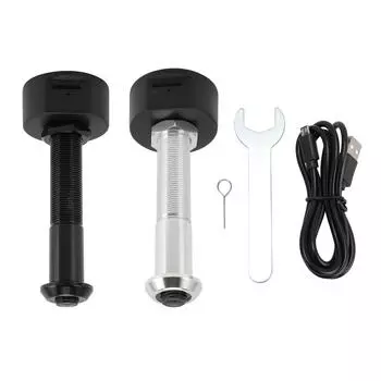 Дверной глазок с камерой 1080P HD 170 градусов, широкоугольный, с обнаружением движения, дверной глазок с камерой для Black