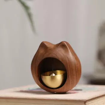 Дверной колокольчик для кошек, приветственный ветряной колокольчик, декоративный, милый деревянный магазин для ресторана