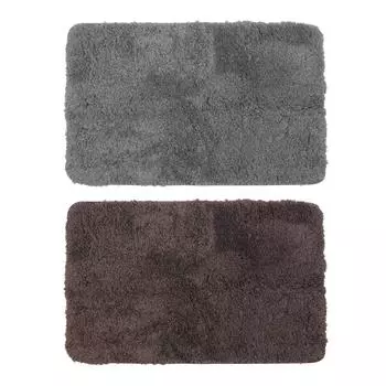 Дверной коврик, водопоглощающий, нескользящий коврик для ванной комнаты, утолщенный входной коврик из полиэфирного волокна, стильный дверной коврик Brown 50x80cm / 19.7x31.5in