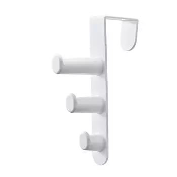 Дверной крючок без сверления, экономия места над дверью, вешалка для полотенец, вешалка для полотенец для спальни, ванной комнаты
