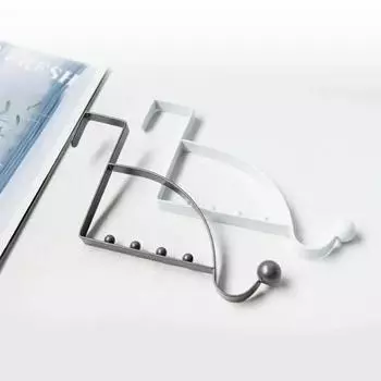 Дверной крючок для одежды, пальто, шляпы, вешалка для полотенец, задняя дверь, настенные крючки, шкаф, металлический шкаф для одежды, шляпа, домашнее хранение белый