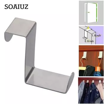 Дверной крючок из нержавеющей стали, кухонный шкаф, вешалка для одежды, крючок для хранения, органайзер