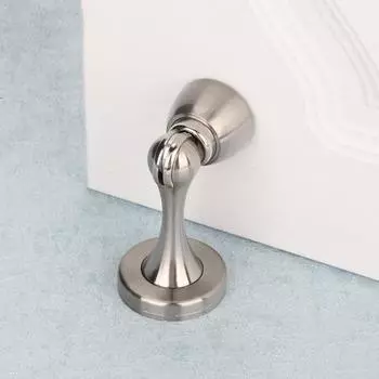 Дверной пробойник, многослойный гальванический магнит из цинкового сплава, круглый угловой дверной буфер чёрный