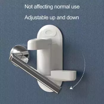 Дверной рычажный замок с защитой от детей, простой в установке, прочный клейкий замок для безопасности детей и домашних животных для домашнего шкафа для спальни чёрный