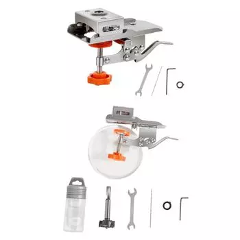 Дверной шарнирный зажим износостойкий запирающий зажим для дверных петель шкафа Hinge Jig