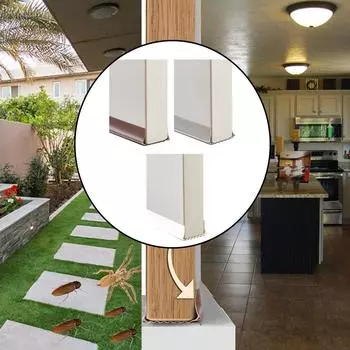 Дверной шов Дверное уплотнение Дверное окно Пылезащитная фурнитура ПВХ серый