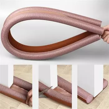 Дверной сквозняк 36 дюймов, шумоподавитель под дверью, оконный сквозняк, регулируемый уплотнитель для дверей, оконный уплотнитель One Size