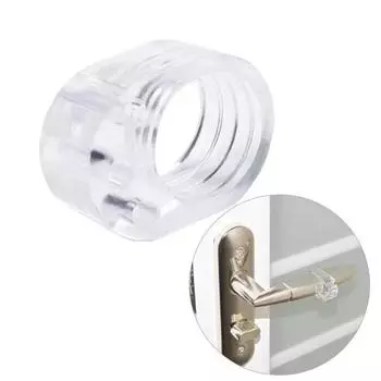 Дверной стопор Дверной стопор 4/8 шт Ручка Защитная защита Остановка без штамповки Прозрачный круглый Защитная фурнитура Остановки