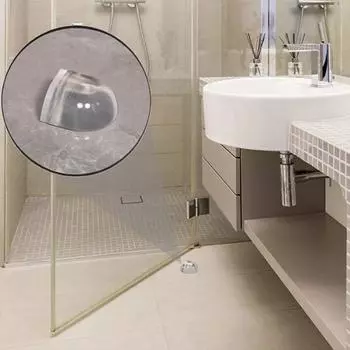 Дверной стопор, нет необходимости, самоклеящийся дверной держатель для предотвращения столкновений, фиксатор двери S