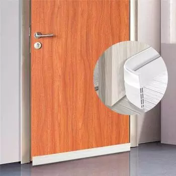 Дверной уплотнитель Yousheng 1м/2м, прочный клей, хорошая герметичность, самоклеящийся, защита от холода зимой в помещении, защита от сквозняков для ежедневного использования 2M коричневый