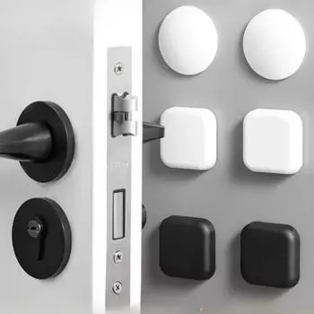 Дверной упор Стопор для входной двери Силикагель Защита от столкновений Ручка Самоклеящаяся для вас Бесшумное улучшение дома