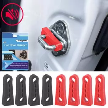 Дверной замок автомобиля, шумоглушитель, дверной ударник, демпферный буфер для Mitsubishi Pajero Lancer Outlander ASX Montero Shogun Sport L200 красный