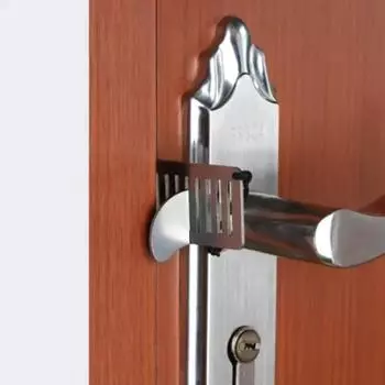 Дверной замок безопасности для путешествий Прочные портативные стопоры дверных замков | Дверной глушитель для отелей Устройство защелки для домашнего замка безопасности