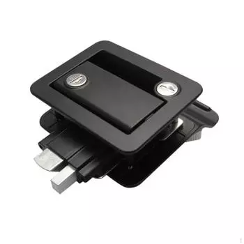 Дверной замок для автофургона с защелкой Входная защелка Простая установка Аксессуары для путешествий с ключами Замена запасных частей Black