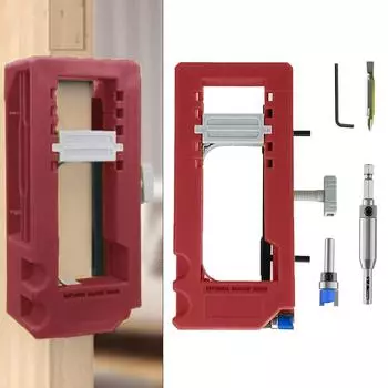 Дверной замок Jig Hole Opener Professional Door Hinge Installation Kit Precision Router Template Locator Door Lock Hole Opener