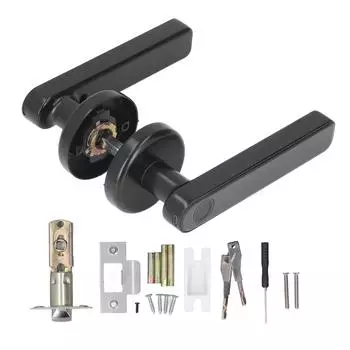 Дверной замок с отпечатком пальца, однорядный электронный пароль, дверь в комнату, интеллектуальная идентификация по отпечатку пальца чёрный