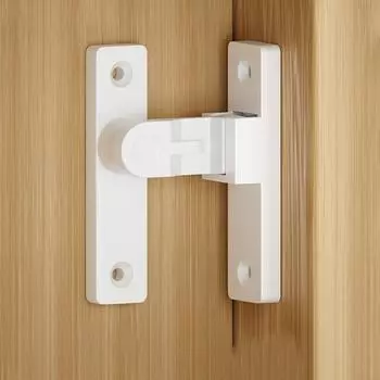 Дверной замок с углом наклона, болт, пряжка для раздвижной двери в ванной комнате чёрный