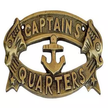 Дверной знак Captain Quarters Home Decor