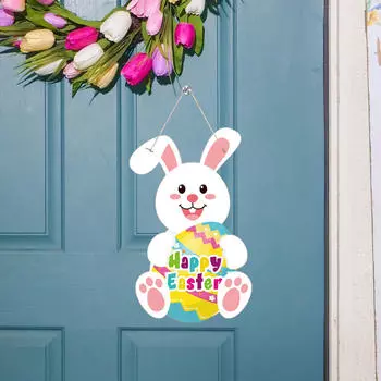 Дверной знак «Добро пожаловать» в виде кролика для домашнего декора Style A