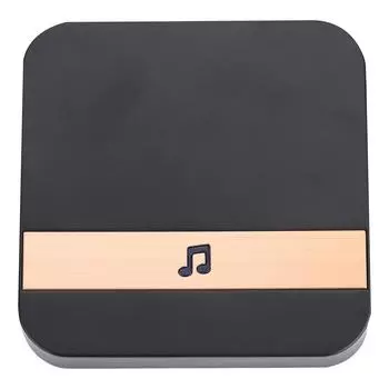 Дверной звонок DingDong, сигнализация для входной двери, для украшения дома, черный