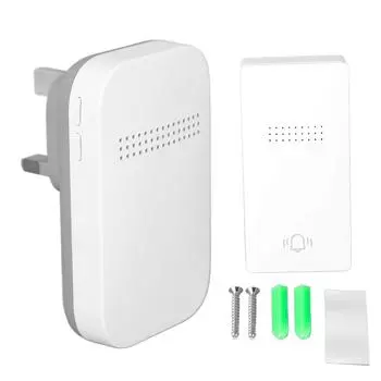 Дверной звонок с автономным питанием и приемником, кнопка автоматического звонка, беспроводной дверной звонок