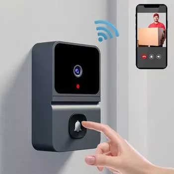 Дверной звонок с Wi-Fi, беспроводной домофон, дверной звонок, домашняя безопасность, умный видеовызов, дверной звонок Ding Dong с камерой