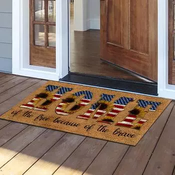 Дверные коврики на День независимости, ванная комната, спальня, гостиная, напольные коврики, бытовой нескользящий ковер