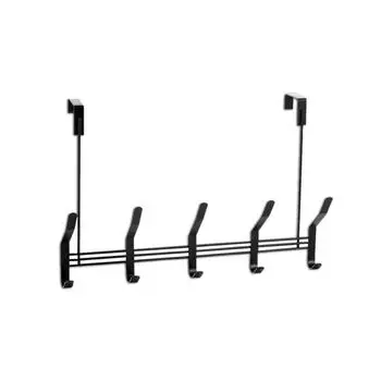 Дверные крючки Многофункциональный железный стальной органайзер Полка для одежды с перфорацией Вешалка для ванной Кухня Сумка Аксессуары для хранения