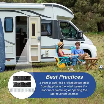 Дверные петли для автофургона Высокопрочный комплект петель для входной двери автофургона Запасные части для дверных петель Легко устанавливаемый комплект фрикционных петель для входной двери CN