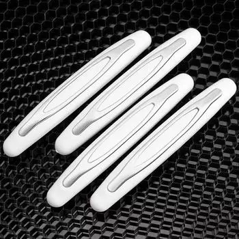 Дверные полоски для предотвращения столкновений, защитные наклейки для автомобиля, универсальные декоративные элементы для тела белый