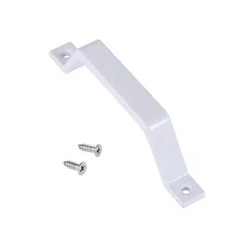 Дверные ручки из алюминиевого сплава, черные, белые, для гаражных ворот, фурнитура, ручка-тяга для амбарных дверей, дом white-A