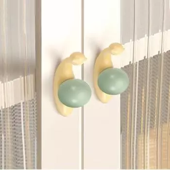 Дверные ручки-улитки с одним отверстием Мебельная фурнитура Ручки для ящиков Симпатичные ручки для дверцы шкафа Шкаф style 2