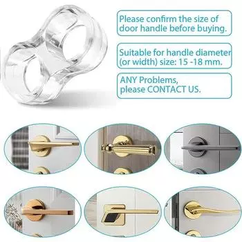 Дверные упоры Силиконовые буферы для дверных ручек Защитные накладки на стены Защитные накладки для мебели Противоударные кольца Стопор Стопор Стоп 1pc