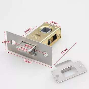 Дверные замки трубчатая защелка для внутренних дверей для использования с неподрессоренной дверной мебелью 30mm