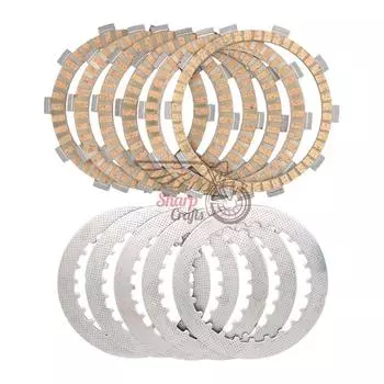 Двигатель мотоцикла из углеродного волокна, фрикционные пластины сцепления, стальной диск для Honda Steed NV 400 CS VRX 400T VT 500 ED/EF CR